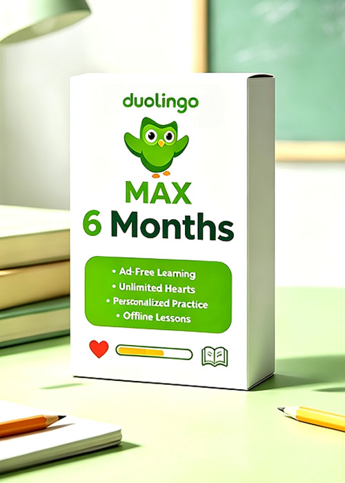 keysbuff, Super Duolingo MAX 6 Months Subscription