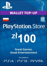 keysbuff.com, Play Station Network 100 PLN PL Official Play Station Network 100 PLN PL