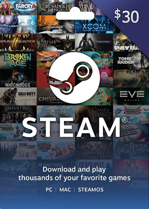 keysbuff.com, Steam Gift Card 30 USD Steam Gift Card 30 USD