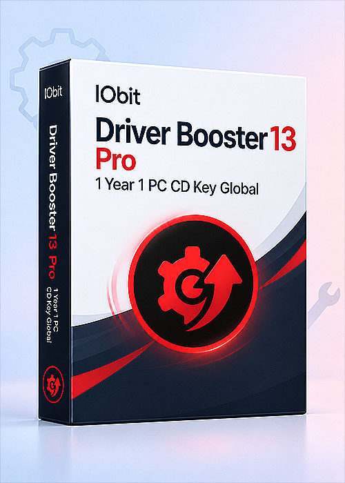 keysbuff, IObit Driver Booster 13 Pro 1 Year 1 PC CD Key Global
