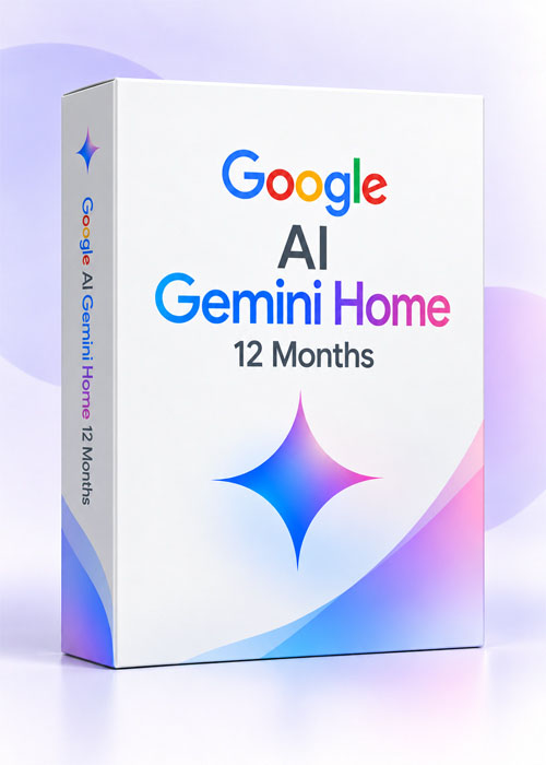 keysbuff, Google AI Gemini Home 12 Months (Family Share)