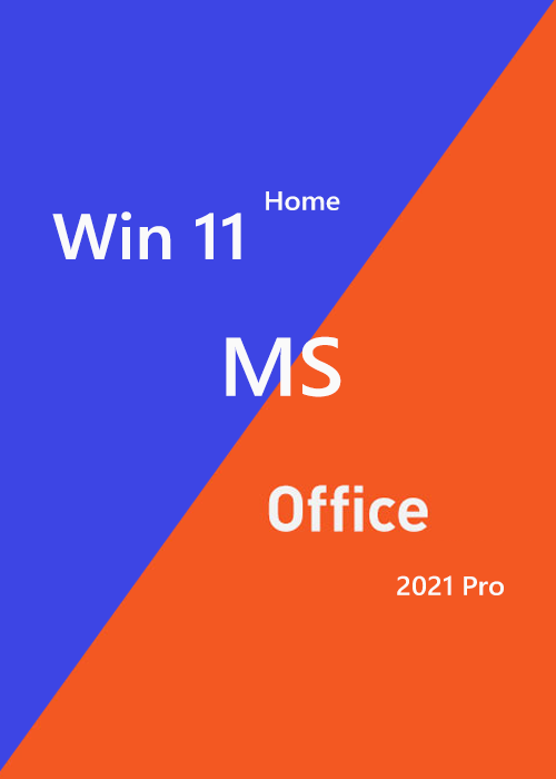 MS Win 11 Home OEM +MS Office2021 Professional Plus CD Keys Pack